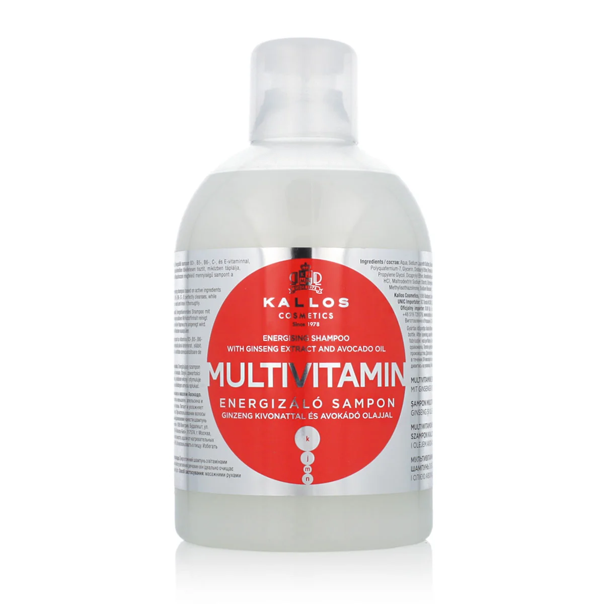 Kallos Cosmetics Kallos Multivitamin Energising Shampoo 1000 ml
