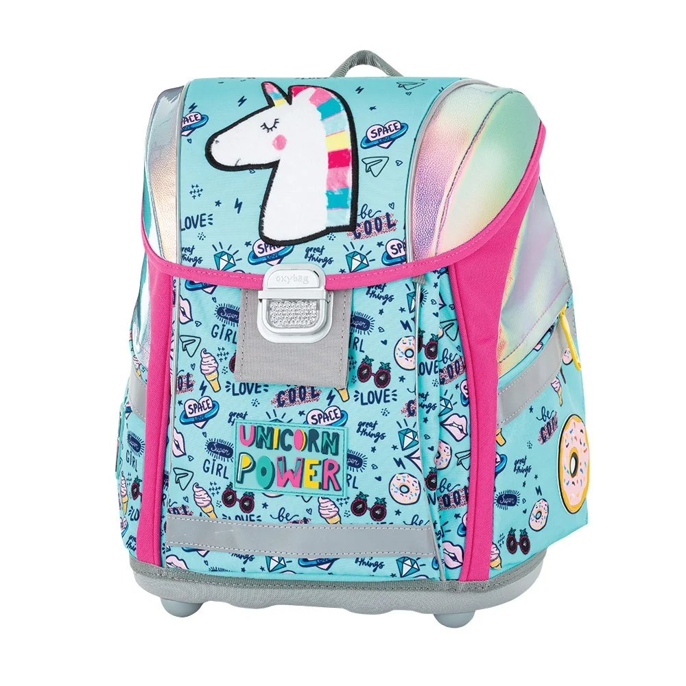 Oxybag Školní batoh PREMIUM LIGHT Unicorn iconic 