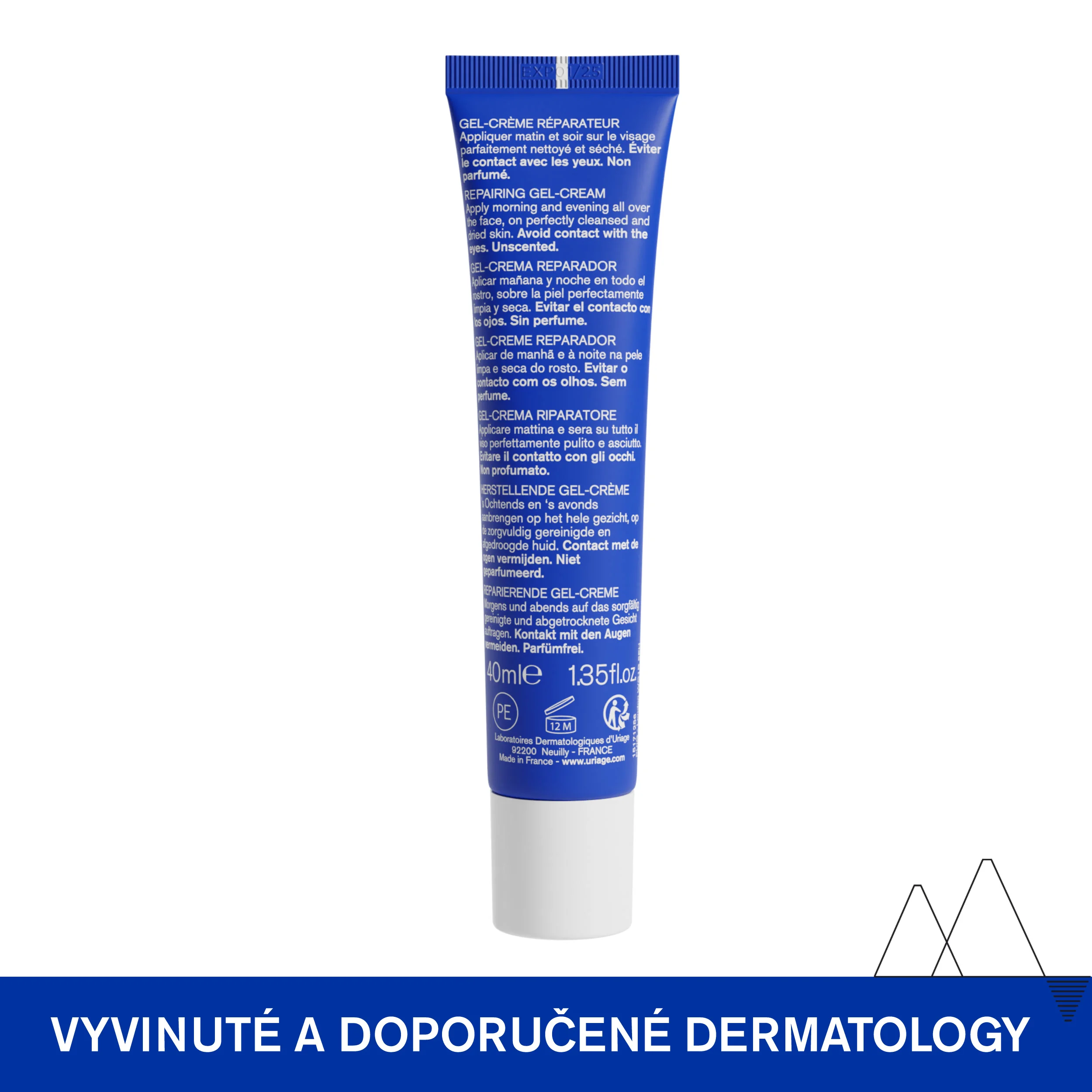 Uriage Cica Daily Gelový krém pro poškozenou pleť 40 ml