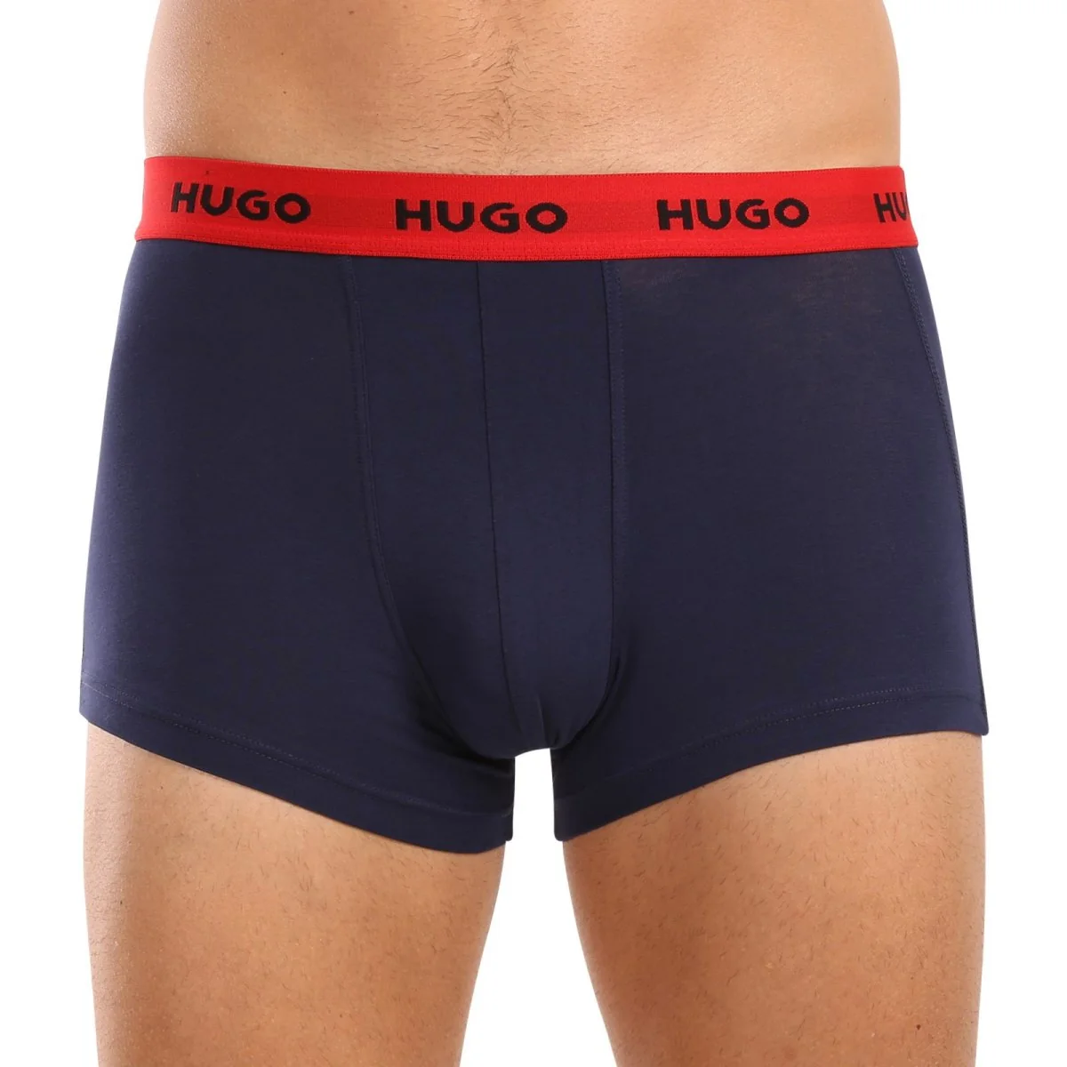 HUGO 3PACK pánské boxerky vícebarevné (50517878 962) L