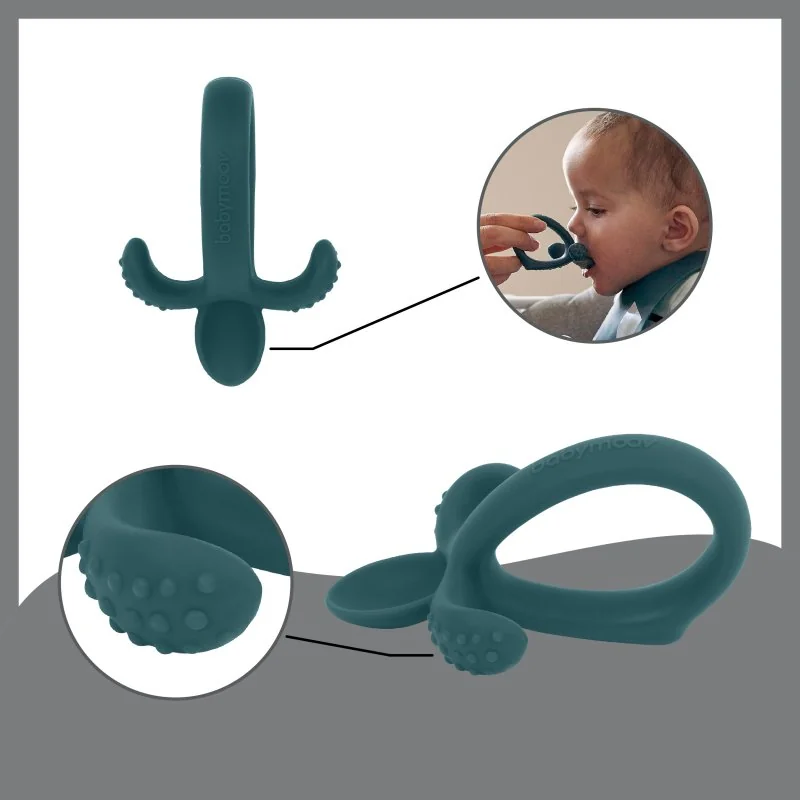 Babymoov silikonová miska s přísavkou, lžičkou a bryndáčkem FIRST´ISY KIT Dog