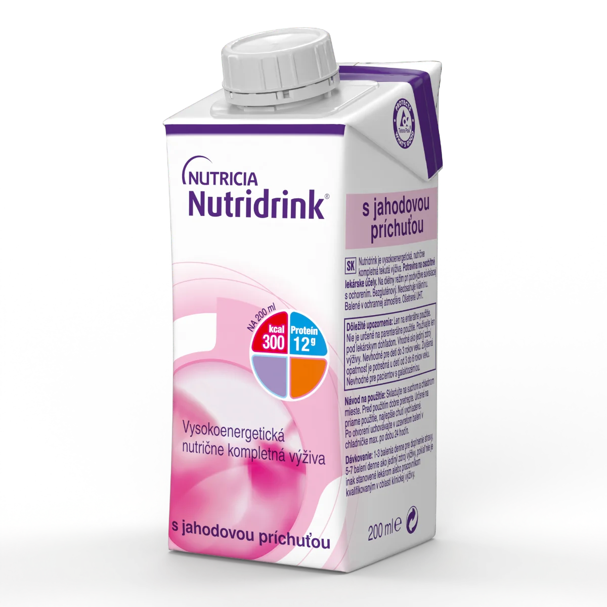 Nutridrink s příchutí jahodovou 200 ml