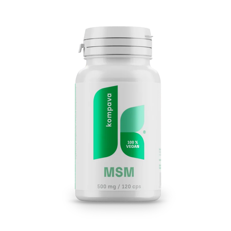 KOMPAVA MSM 500 mg/120 kapslí