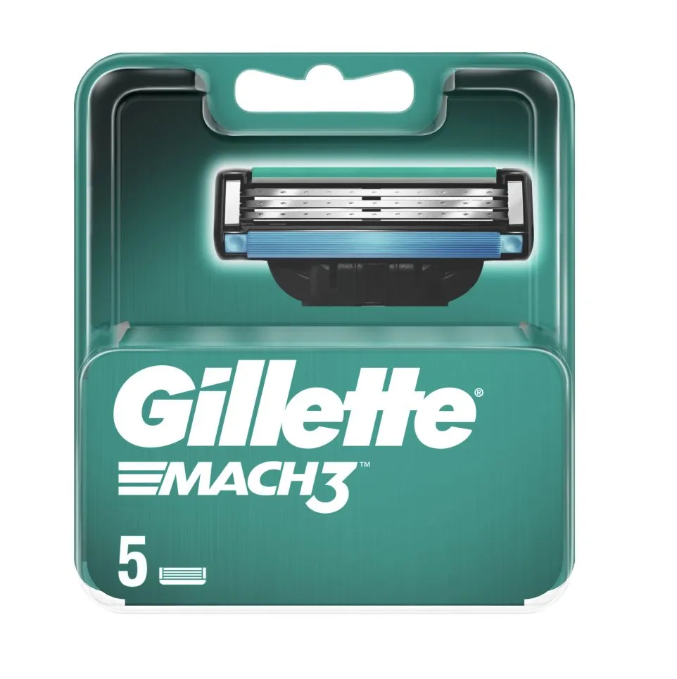 Gillette Mach3 náhradní hlavice 5 ks