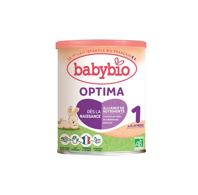Babybio Optima 1 Počáteční kojenecké bio mléko s probiotiky a prebiotiky 400 g