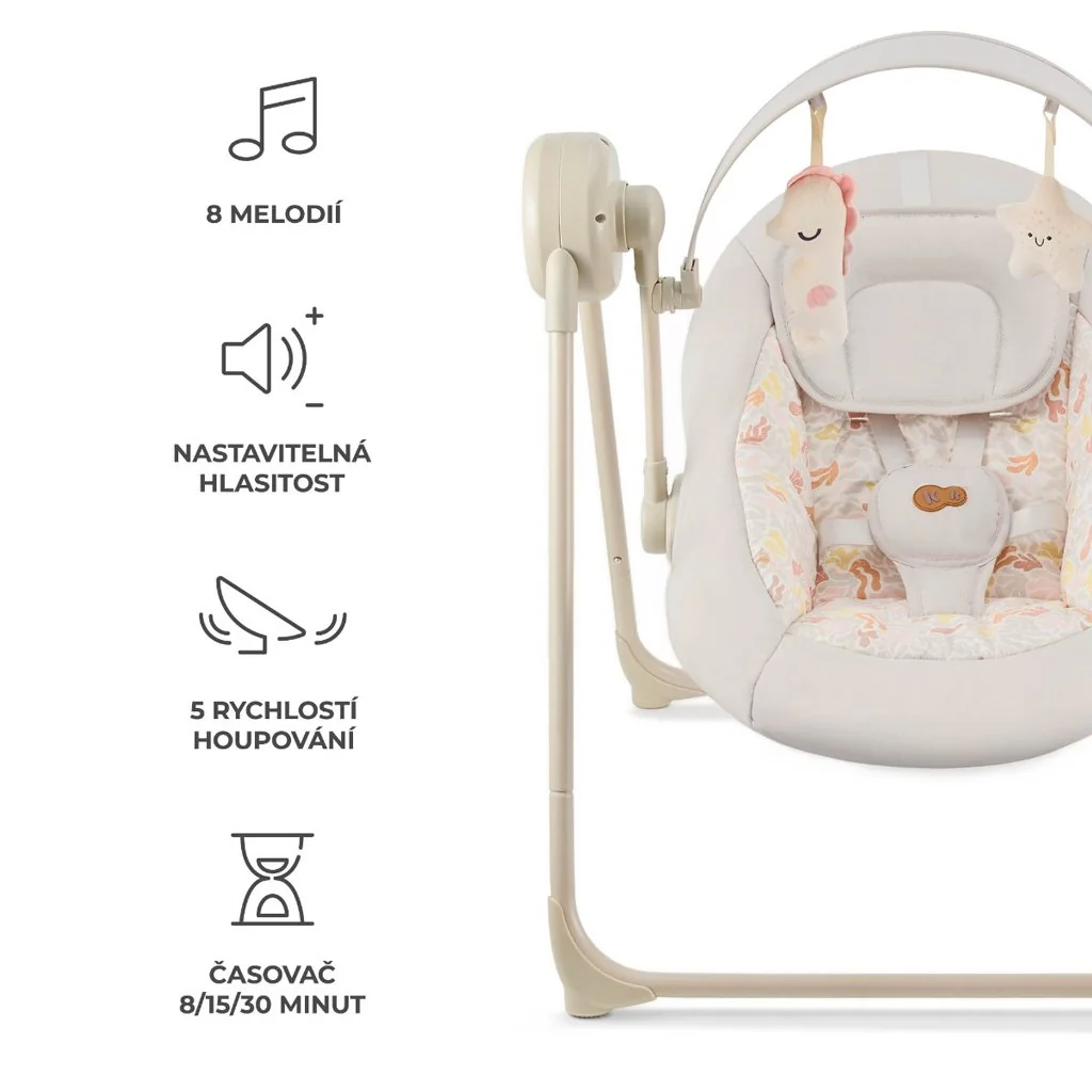 Kinderkraft Houpačka Swingee Beige