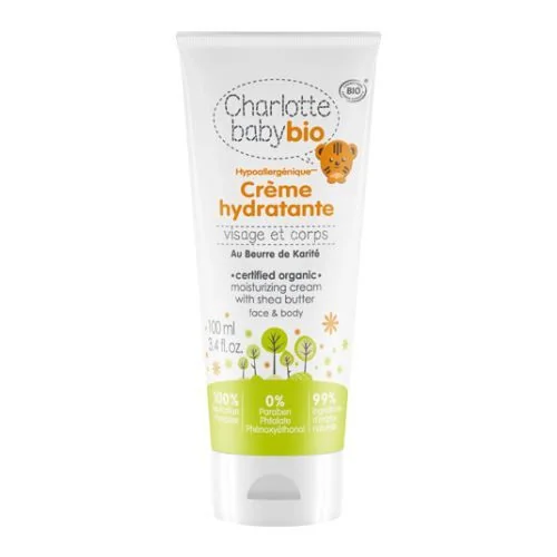 Charlotte Baby BIO Dětský zvlhčující krém 100ml