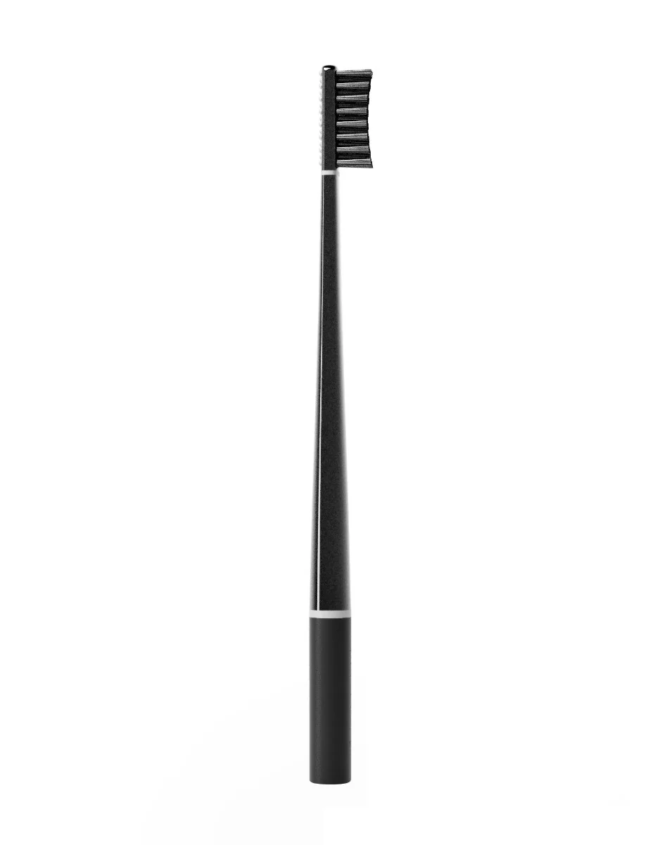 Piuma Zubní kartáček s aktivním uhlím Soft 1 ks Perfect Black
