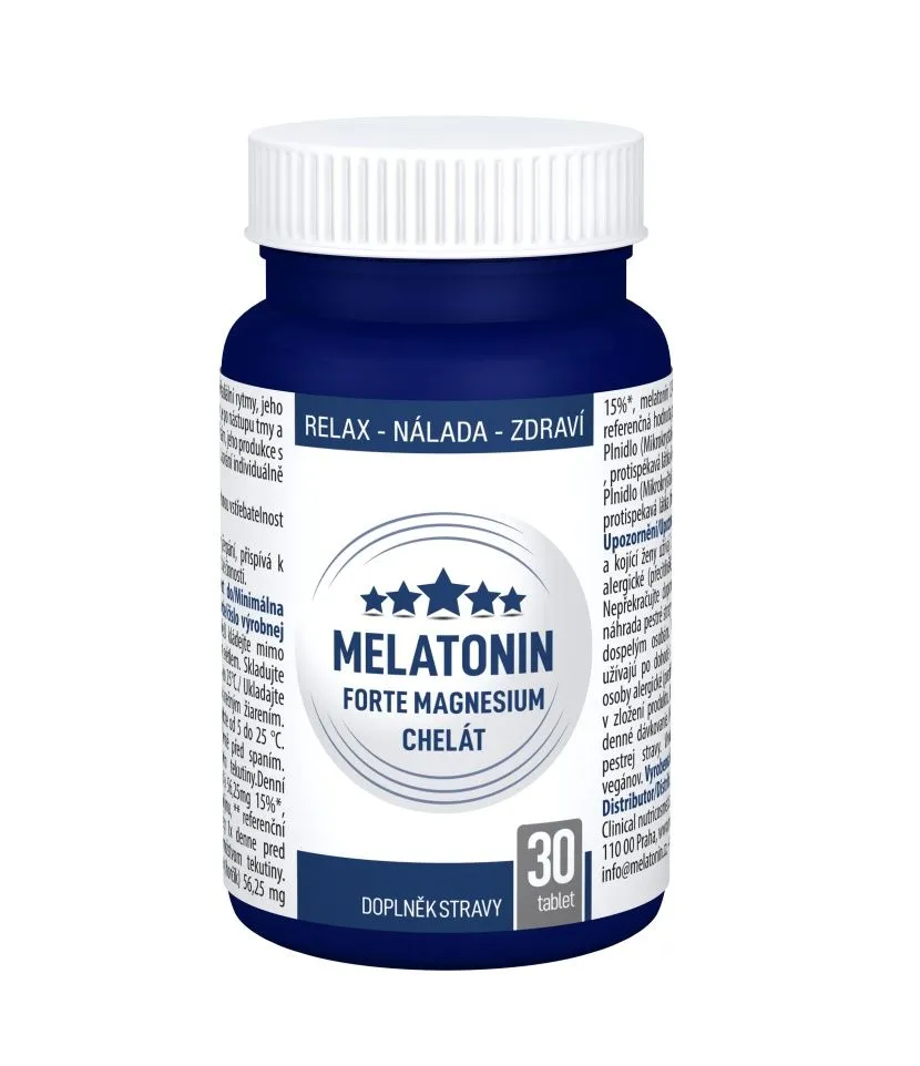 Clinical Melatonin Forte Magnesium chelát 30 tablet