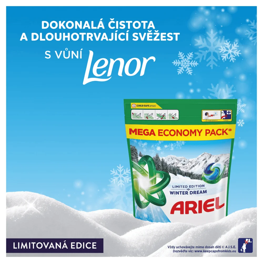 Ariel Allin1 Pods Winter Dream kapsle na praní 60 ks