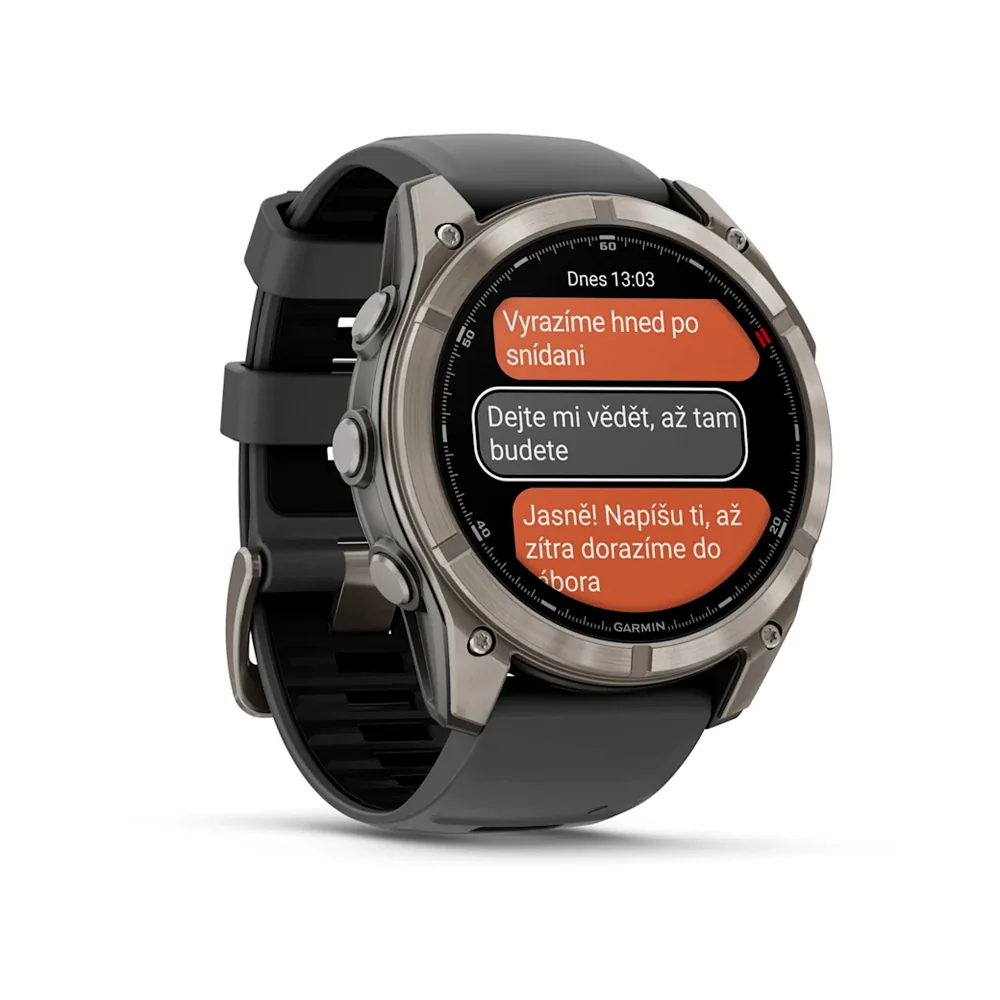 Garmin Fenix 8 Pro 51 mm AMOLED chytré hodinky Sapphire Titanium