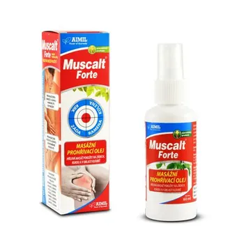 Aimil Muscalt Forte masážní prohřívací olej 60 ml
