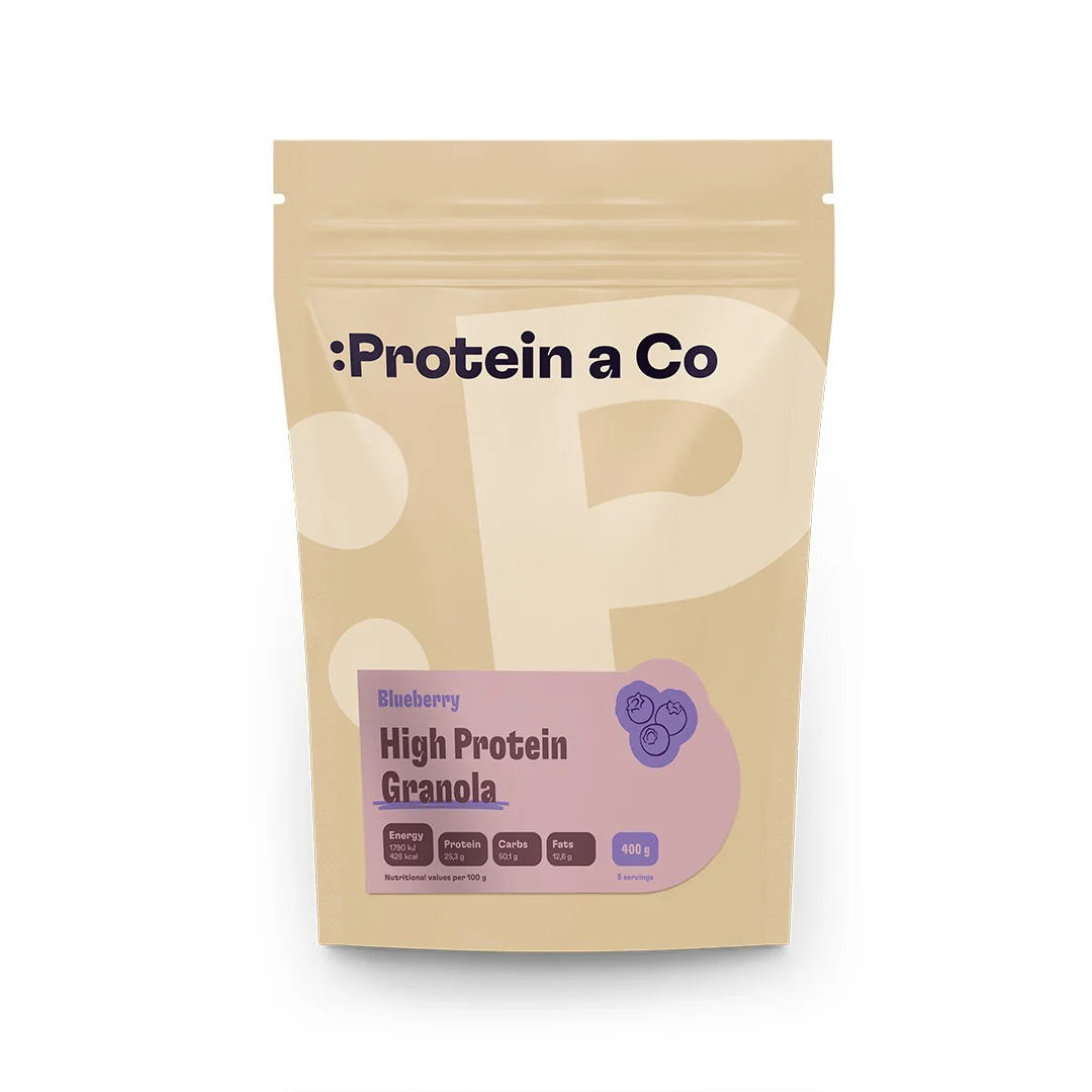 Protein a Co Granola high protein borůvka 400 g