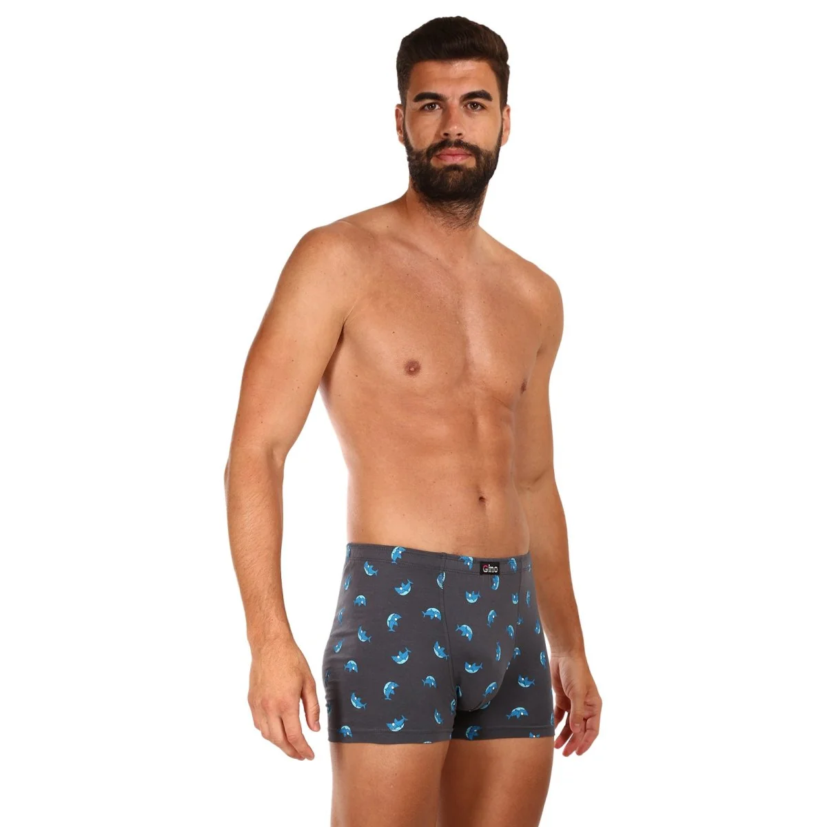 Gino Pánské boxerky šedé (73121) M