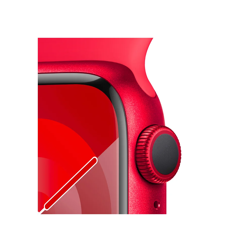 Apple Watch S9 41 mm sport band S/M smart hodinky Red