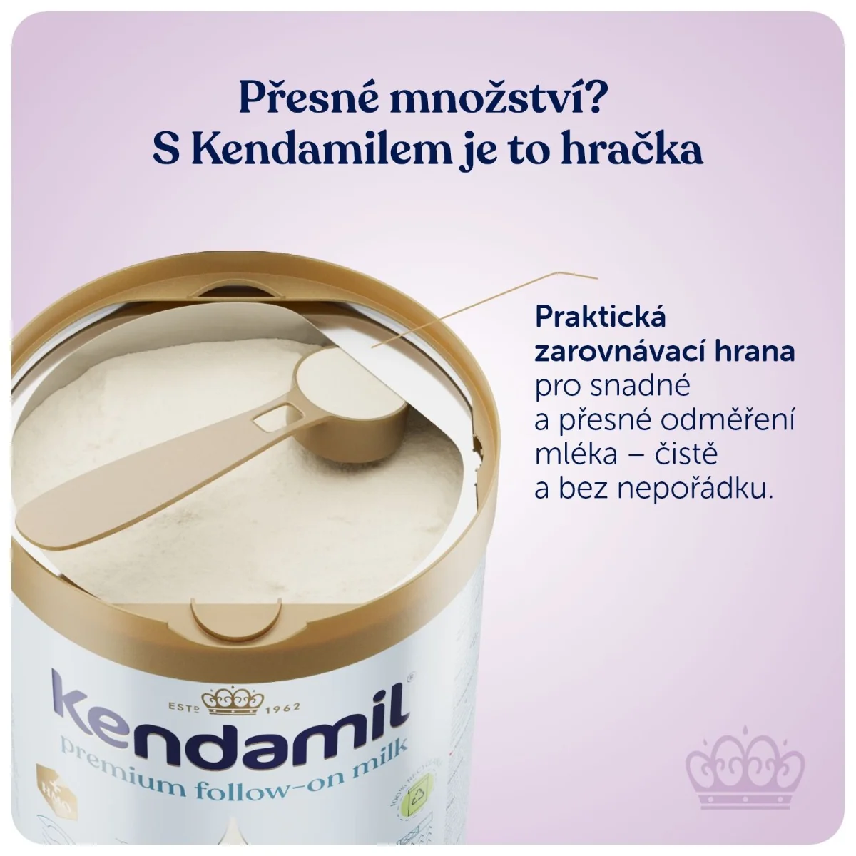 Kendamil 2 Premium Kojenecké pokračovací mléko HMO+ 800 g