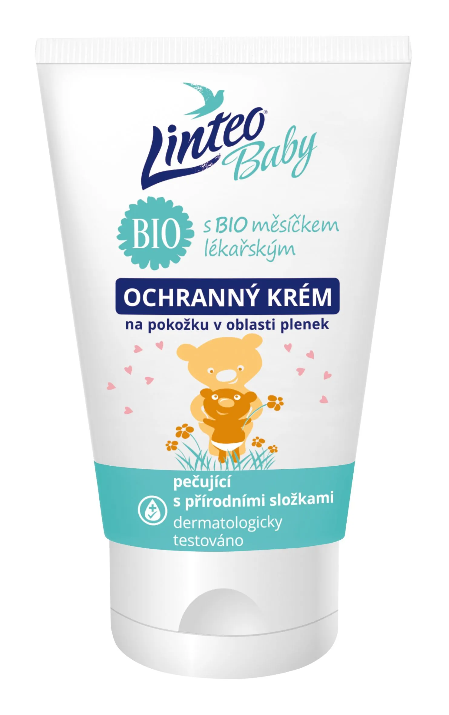 Linteo Baby Dětský krém na opruzeniny s BIO měsíčkem lékařským 75 ml