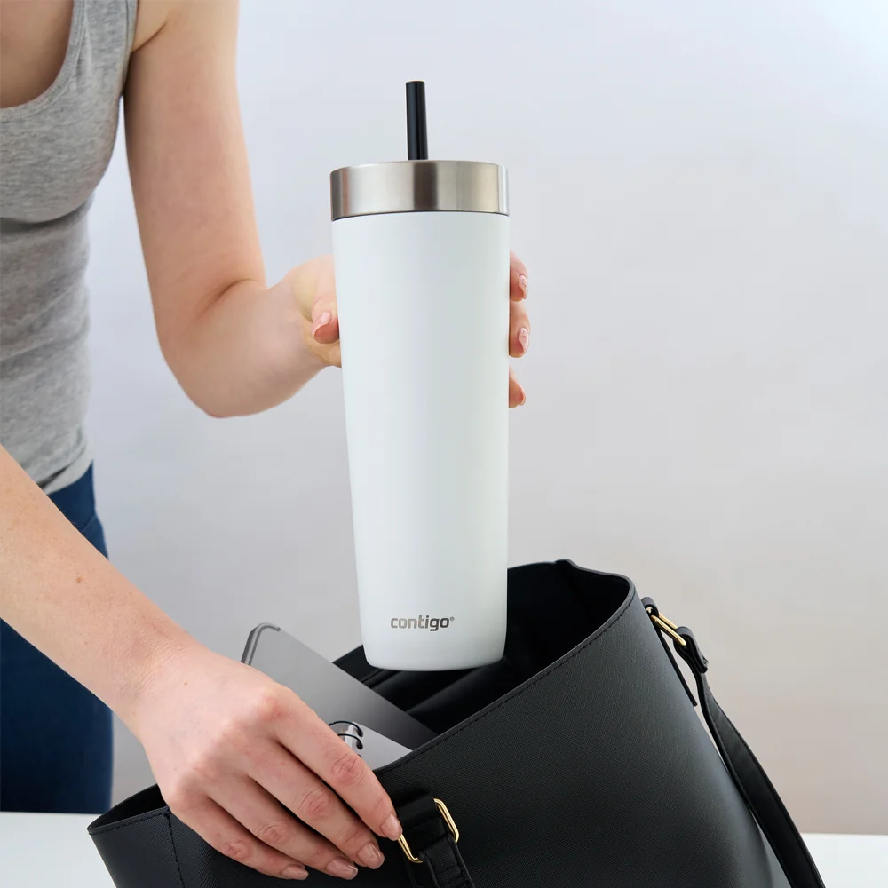 Contigo Láhev na pití Luxe Spillproof Tumb 720 ml bílá