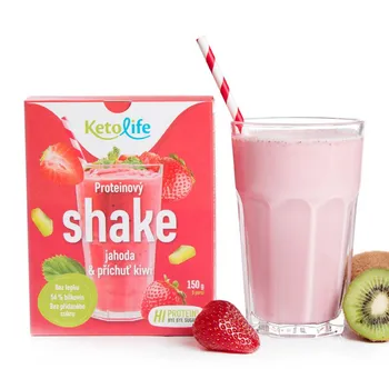 KetoLife Proteinový shake jahoda a příchuť kiwi 5x30 g