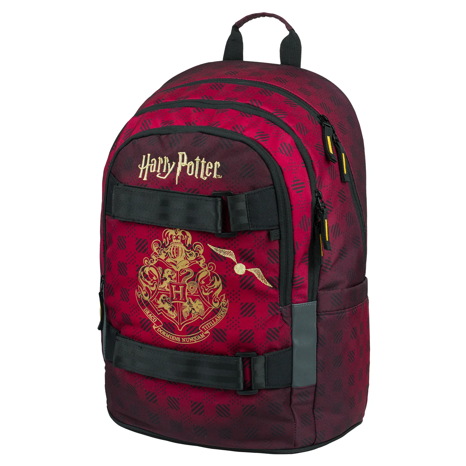 Baagl Školní batoh Skate Harry Potter Bradavice vínový