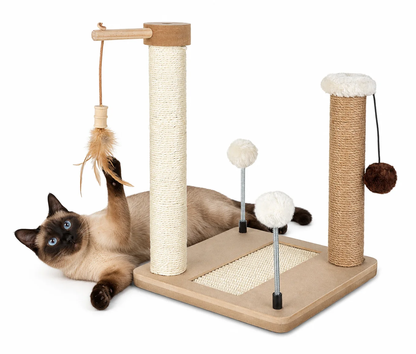 NELLYS Škrabadlo pro kočky Cat Tree 40 cm