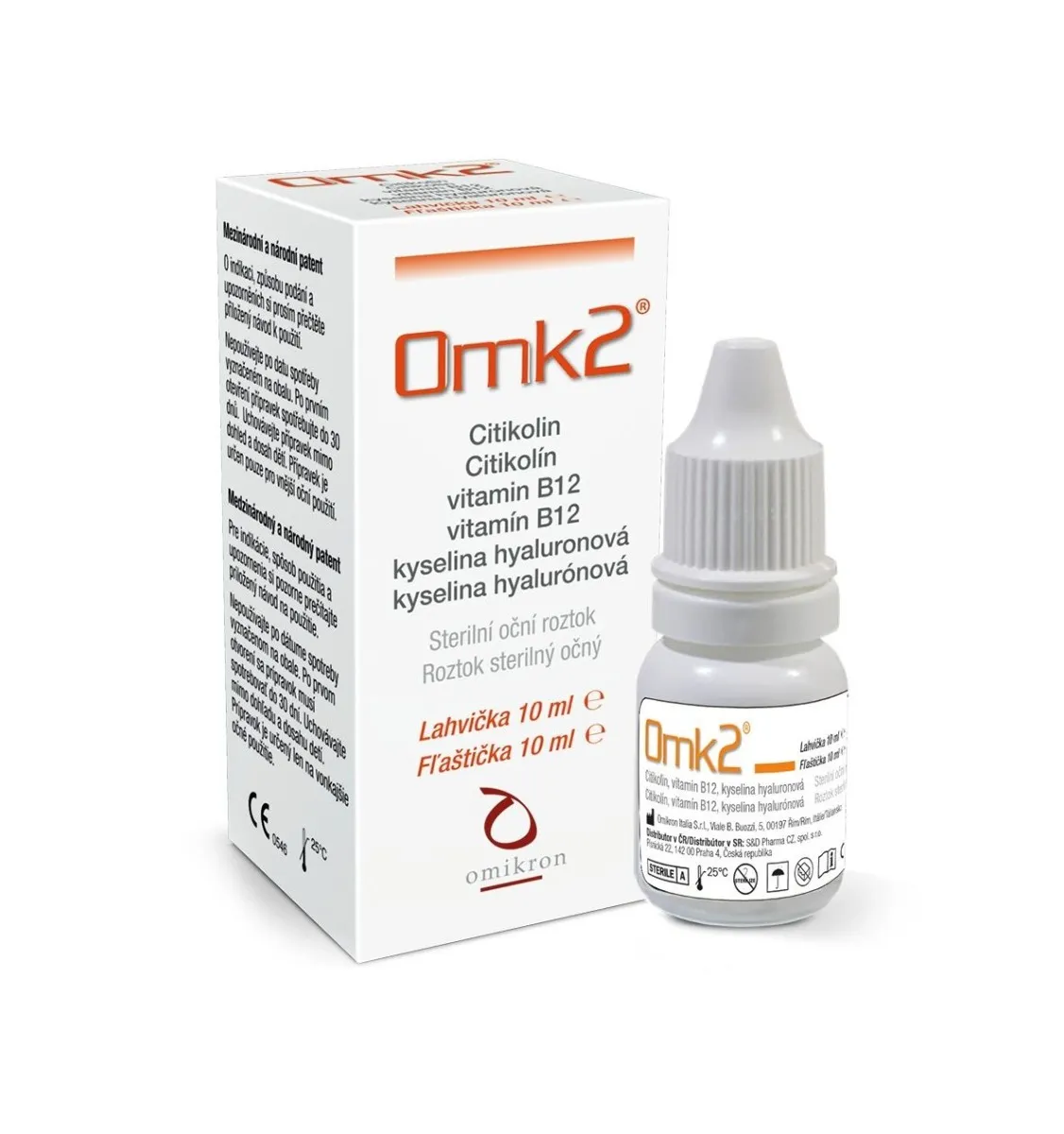 OMK2 Sterilní oční roztok lahvička 10 ml