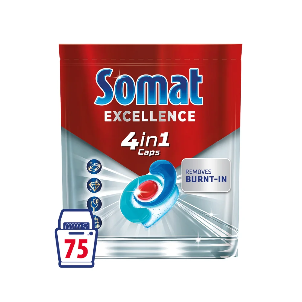 Somat Kapsle do myčky Excellence 4v1 75 ks