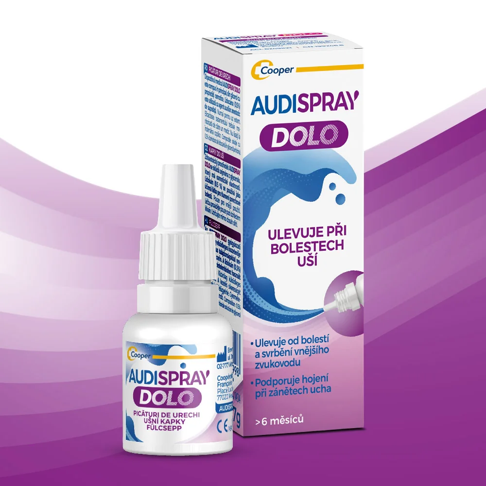 Audispray Dolo ušní kapky 7 g