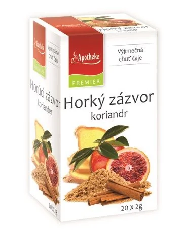 Apotheke Horký zázvor a koriandr nálevové sáčky 20x2 g