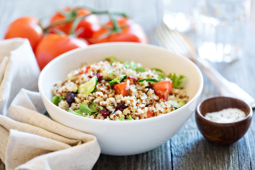 Quinoa se výborně hodí do salátů. Quinoa se výborně hodí do salátů.