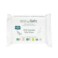 ECO by Naty Vlhčené splachovatelné ubrousky bez vůně