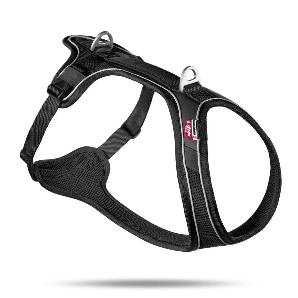 Curli Postroj pro psy Belka Comfort Black XS, 15-20 kg
