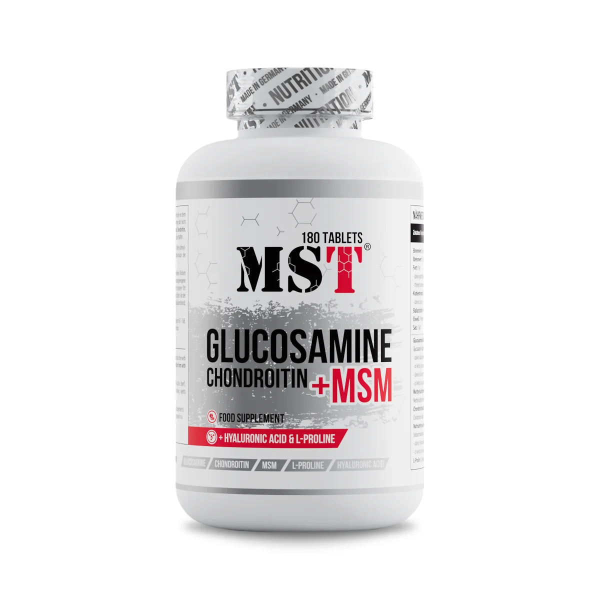 MST Nutrition Glucosamine + Chondroitin + MSM 180 tbl