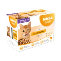 IAMS Delights Kitten Kuře v omáčce