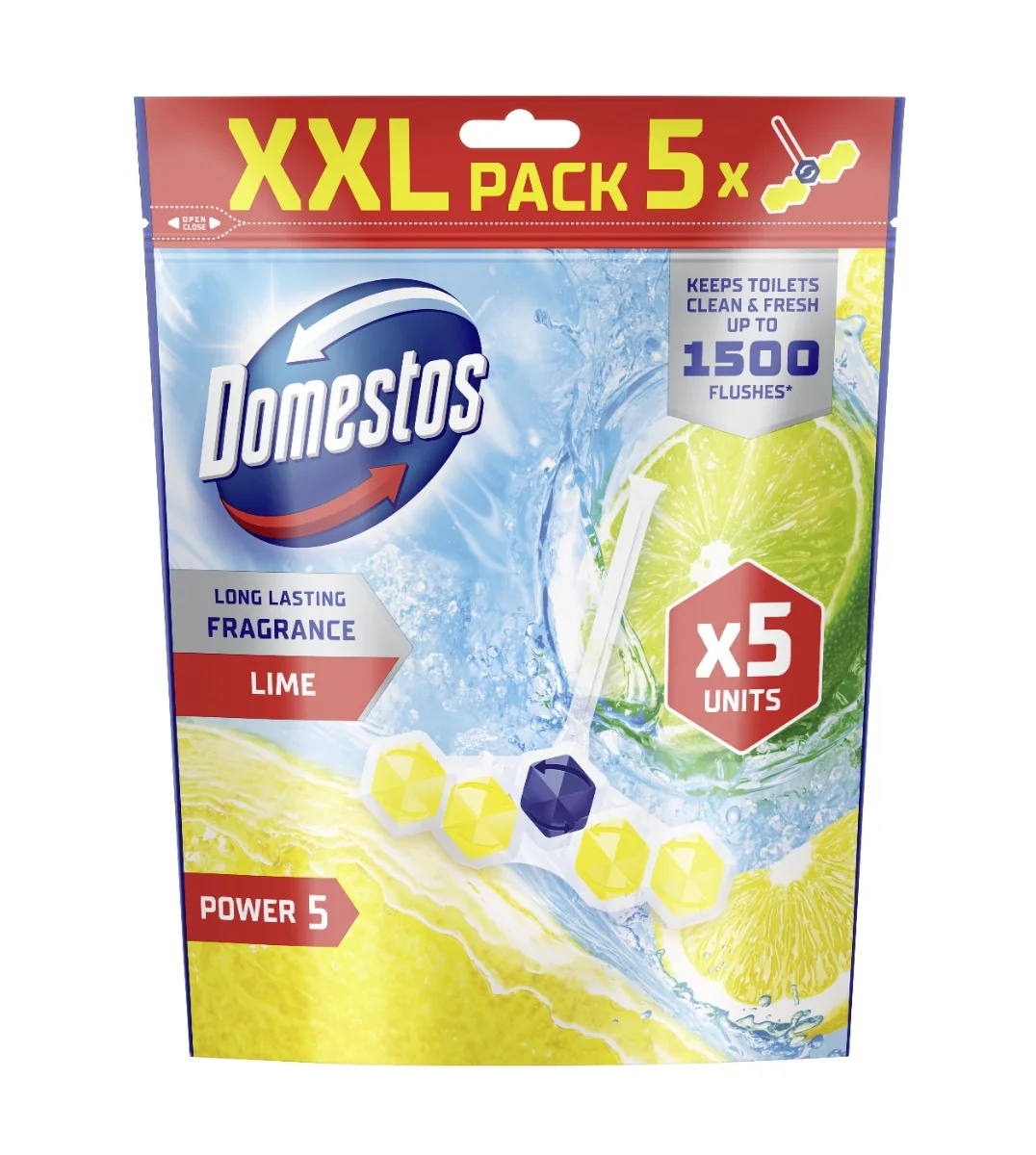 Domestos Power 5 Citrus 5x50 g