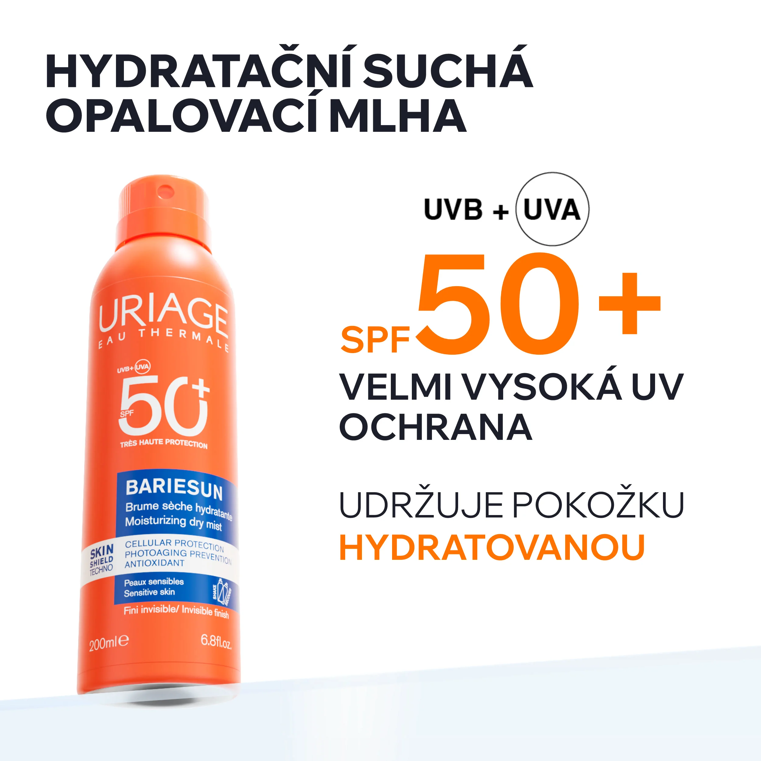Uriage Bariésun Opalovací mlha SPF50+ 200 ml