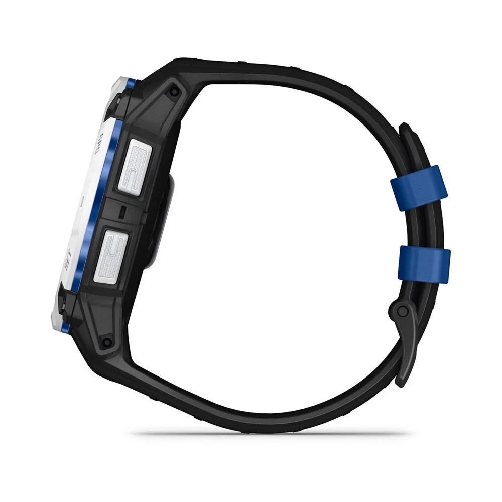 Garmin Instinct 3 Solar 50 mm chytré hodinky Whitestone Black/Blue