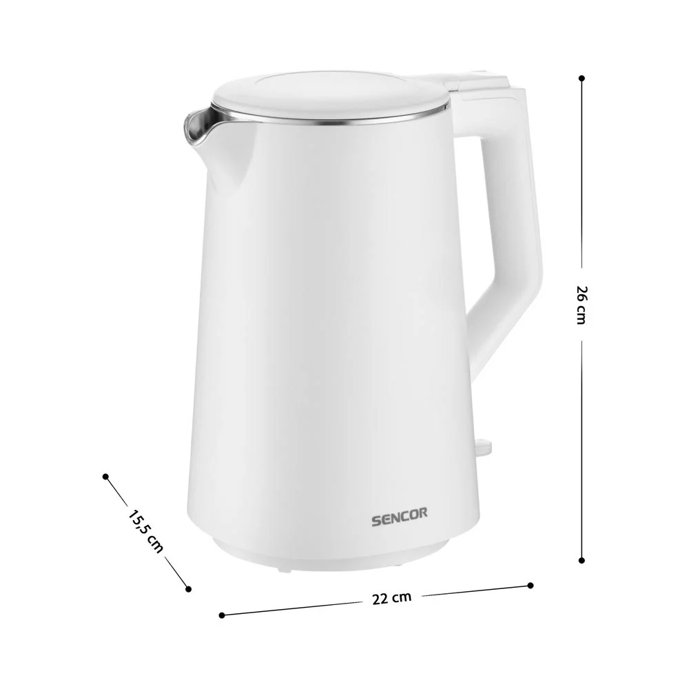 SENCOR SWK 0550WH varná konvice bílá