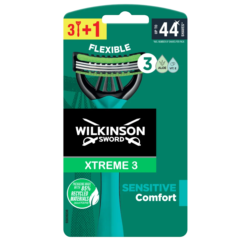 Wilkinson Xtreme3 Sensitive Comfort pánský jednorázový holicí strojek 3+1 ks