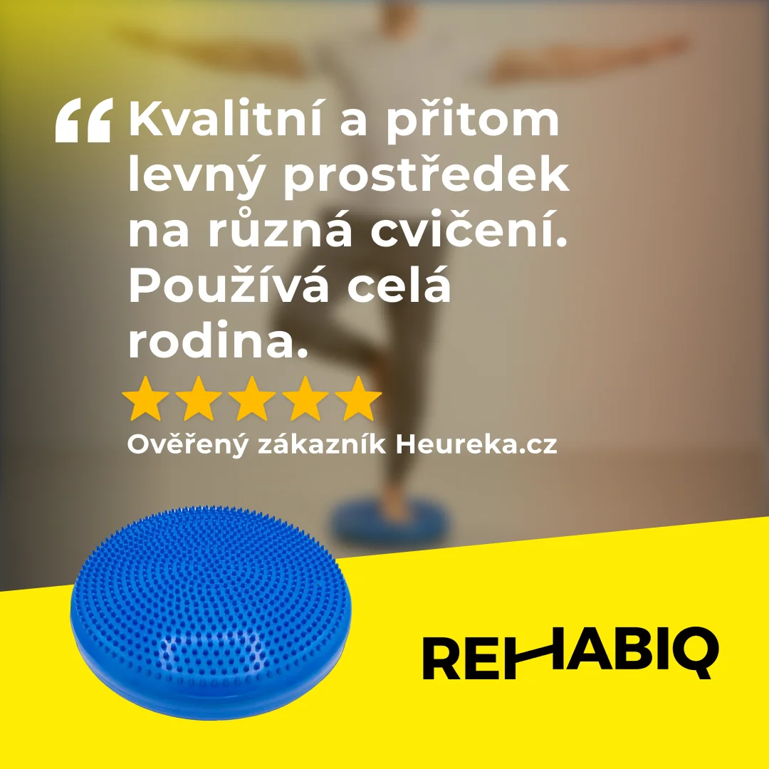 Rehabiq Balanční čočka, 33 cm, modrá