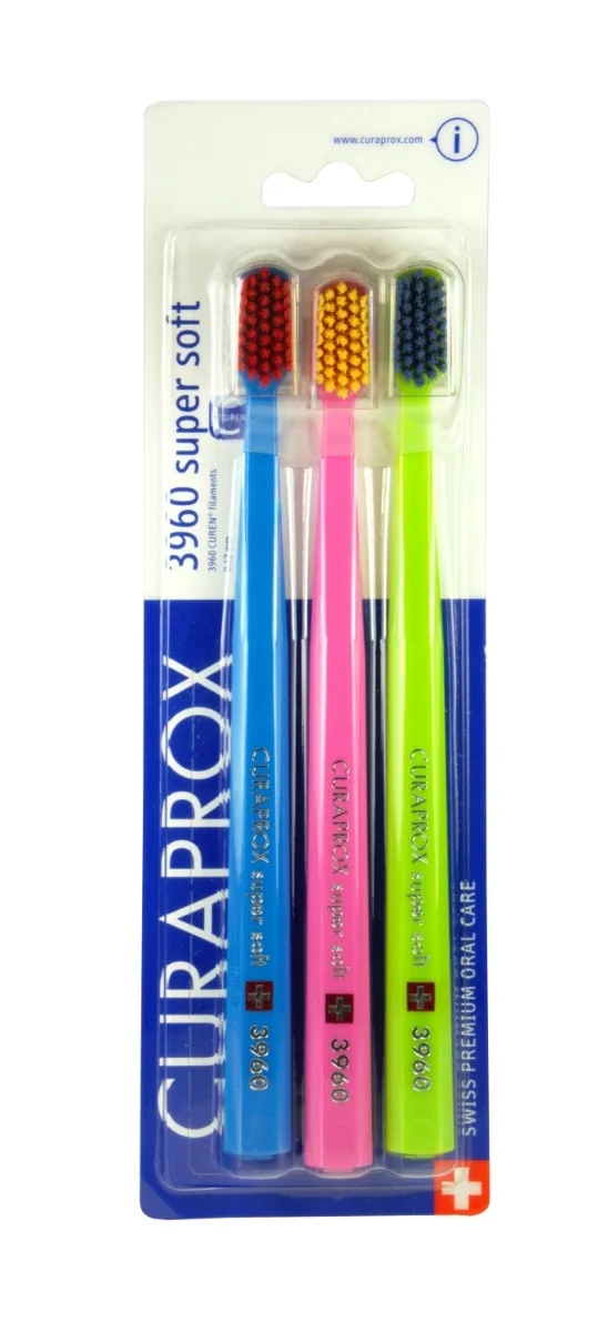Curaprox CS 3960 Super Soft zubní kartáček 3 ks