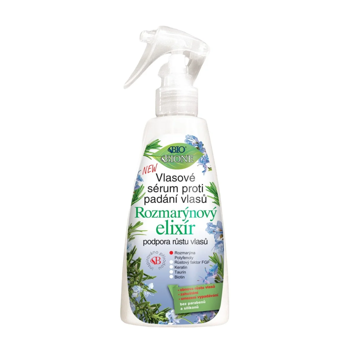 BIO BIONE Rozmarýnový elixír Vlasové sérum 200 ml