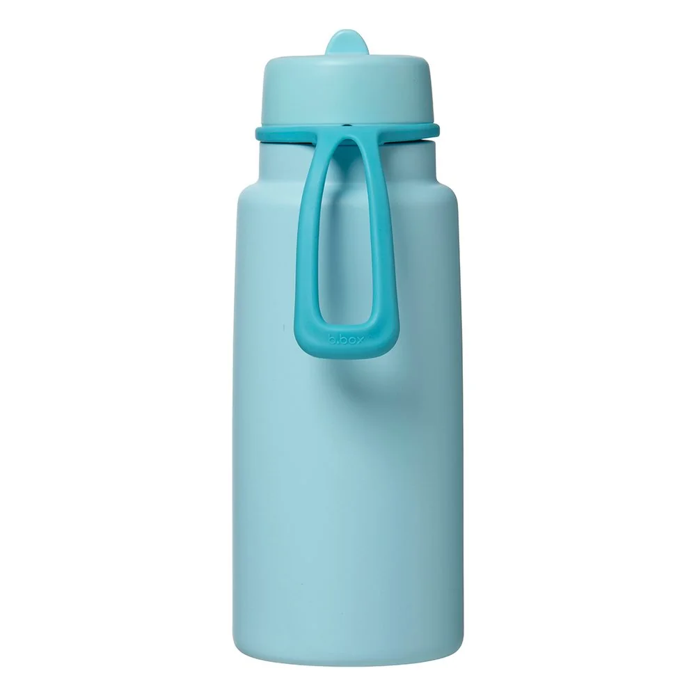 B.BOX Nerezová termolahev s brčkem 1l - lagoon
