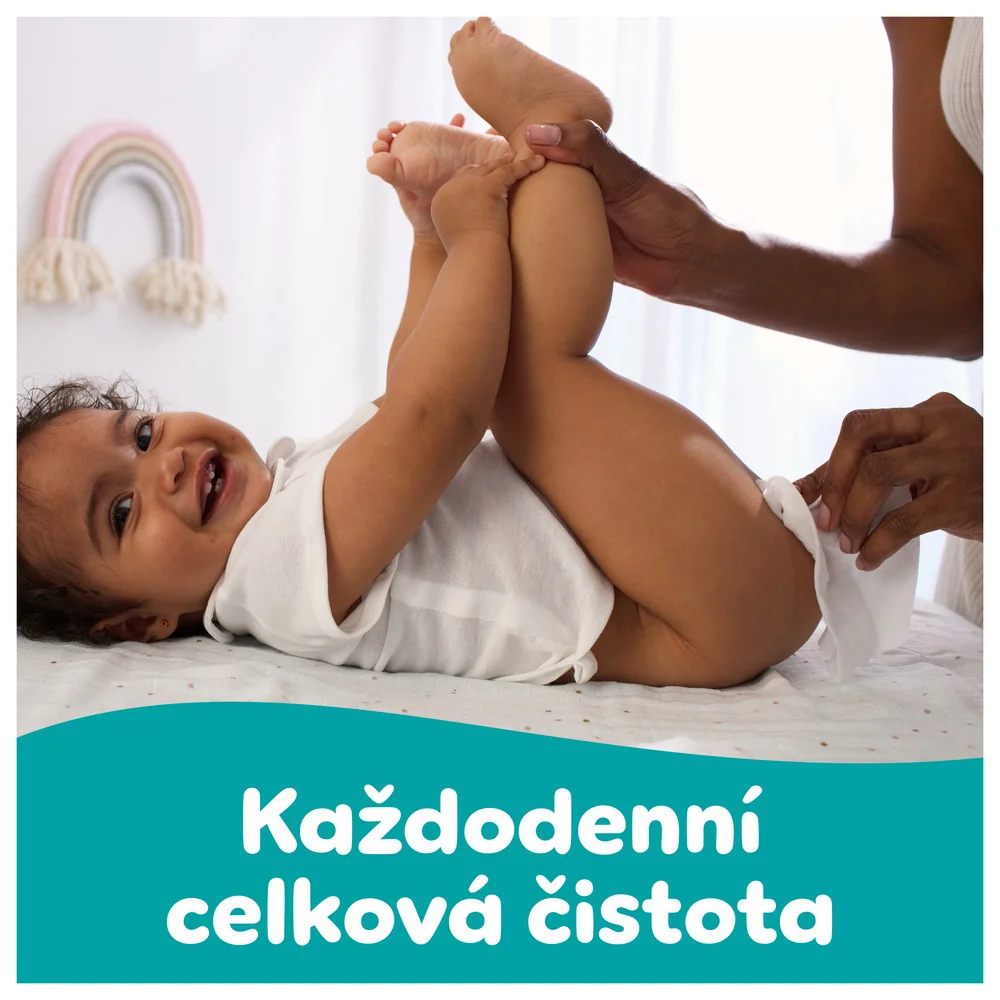 Pampers Fresh Clean dětské čisticí ubrousky 9x80 ks