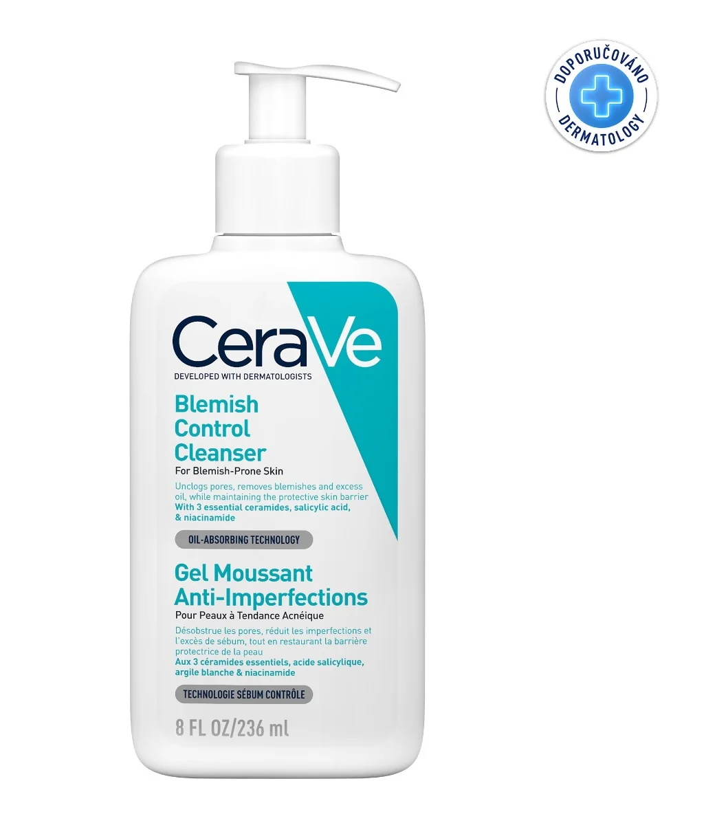 CeraVe Čisticí gel proti nedokonalostem 236 ml