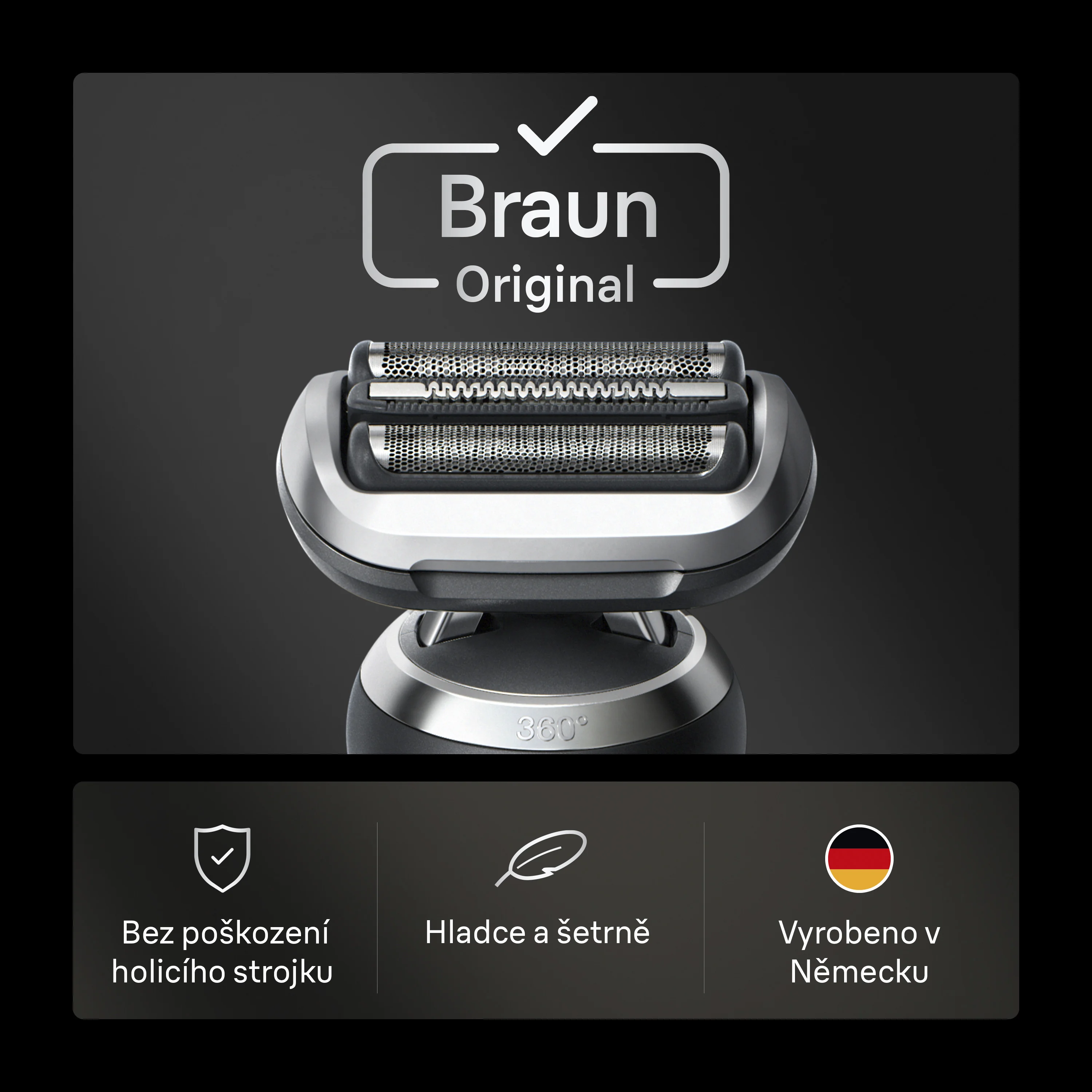 Braun Series 7 74S náhradní hlavice pro elektrický holicí strojek 1 ks