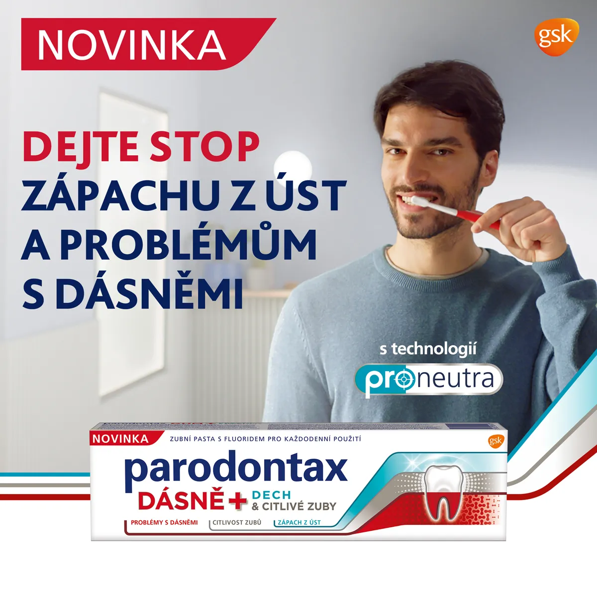 Parodontax GUM AND SENS ORIGINAL zubní pasta 75 ml