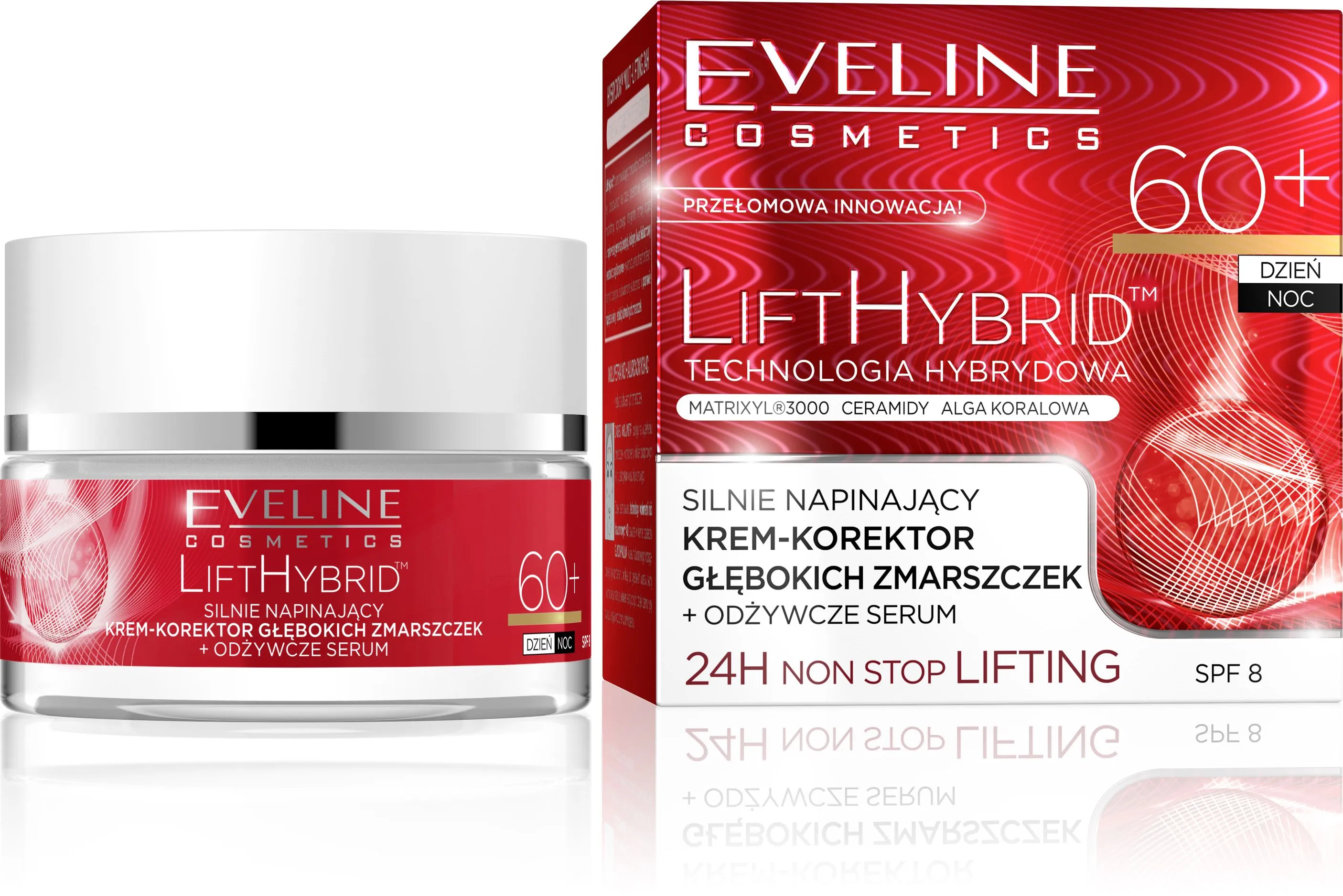 EVELINE Lift Hybrid denní a noční krém 60+ 50ml