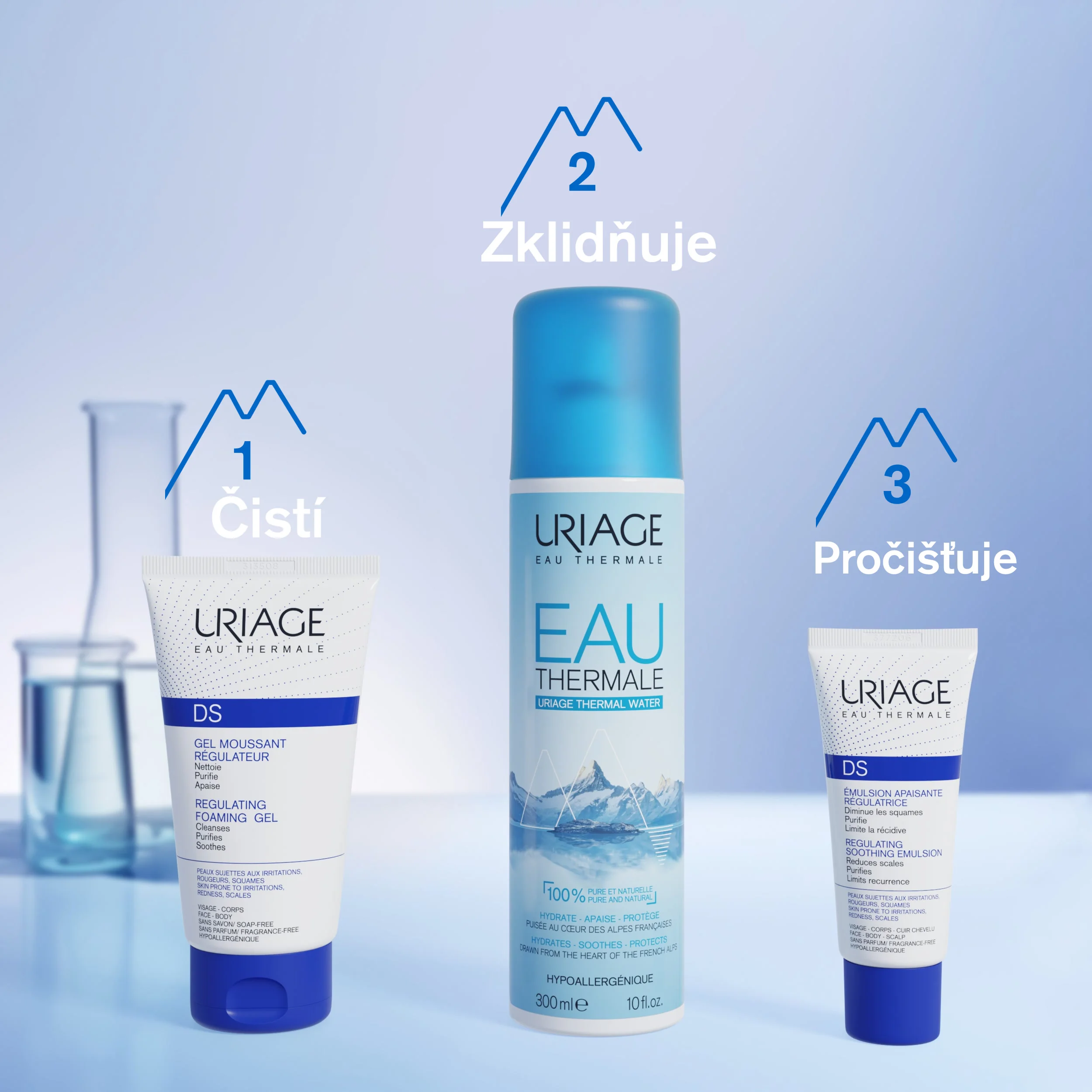 Uriage DS Zklidňující emulze proti lupům 40 ml