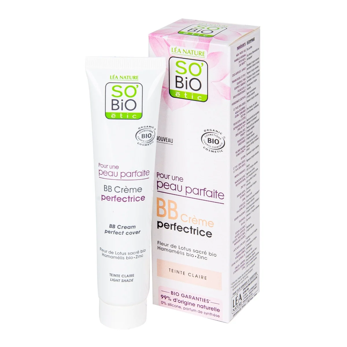 SO’BiO étic BB krém pro dokonalou pleť BIO odstín Light 40 ml